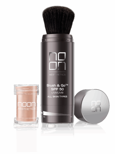 מברשת אבקת הגנה מינרלית להגנה מהשמש | Brush & Go SPF 50